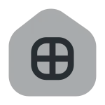 Home Hashtag SVG Icon